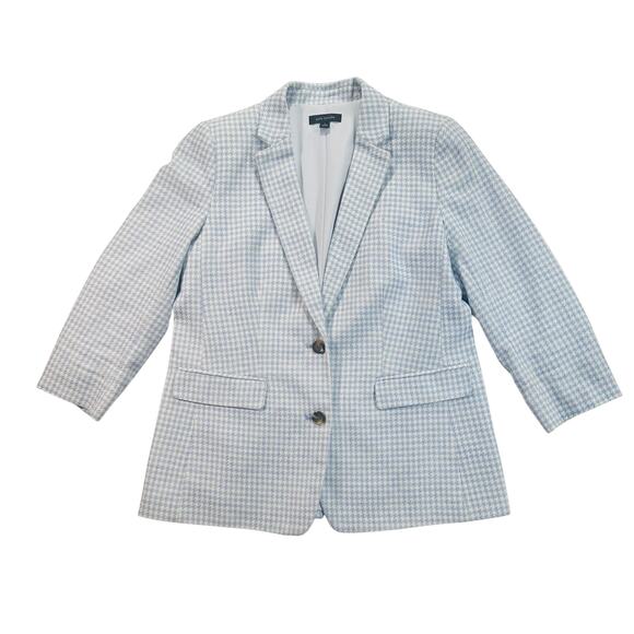 Ann Taylor Blazer Herringbone/Tweed Pattern 3/4 Length Sleeve SIZE !@ - Picture 1 of 12